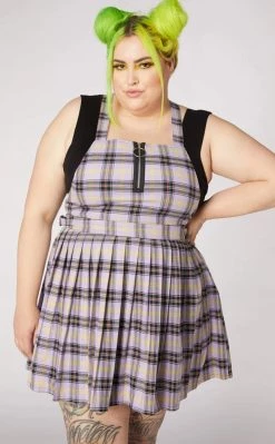 Brand new π Dangerfield Outsider Tartan Pleat Pinny β