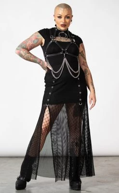 Brand new π₯° Killstar Paragon Fishnet Maxi π Skirt β€οΈ