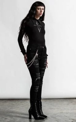 Best Sale π€© Killstar RIP Slash π Jeans β 6 Best Sale π€© Killstar RIP Slash π Jeans β -Gothic-clothing Shop RIP Slash Jeans Killstar 3 650x