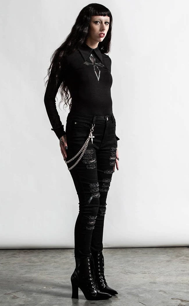 Best Sale π€© Killstar RIP Slash π Jeans β 3 Best Sale π€© Killstar RIP Slash π Jeans β - Image 3