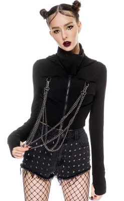 Gothic-clothing Shop -Gothic-clothing Shop Rogue Masked Hoodie Killstar 2 650x