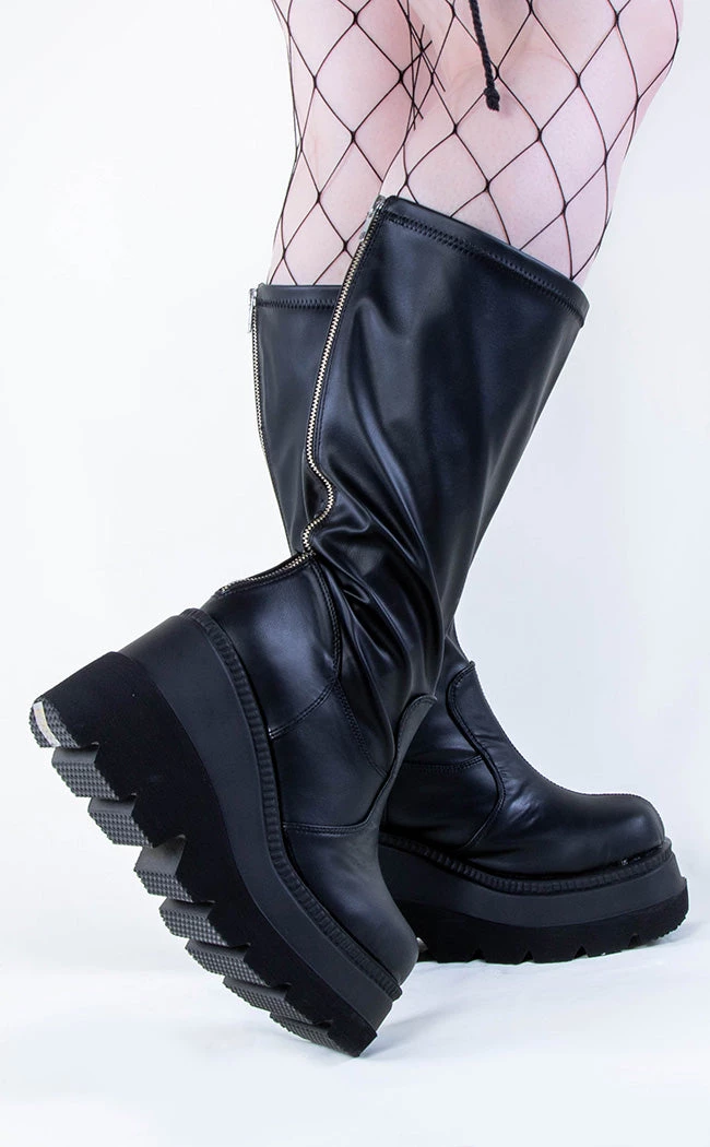 Best reviews of π Demonia SHAKER-65WC Black Vegan Leather Knee High Platform π₯Ύ Boots | Wide Calf π― 2 Best reviews of π Demonia SHAKER-65WC Black Vegan Leather Knee High Platform π₯Ύ Boots | Wide Calf π― - Image 2