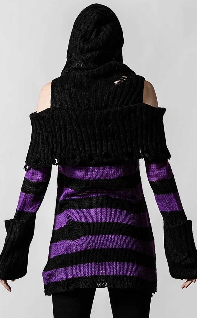 Cheap π― Killstar Salvia Hooded Knit Sweater π₯° 7 Cheap π― Killstar Salvia Hooded Knit Sweater π₯° - Image 7
