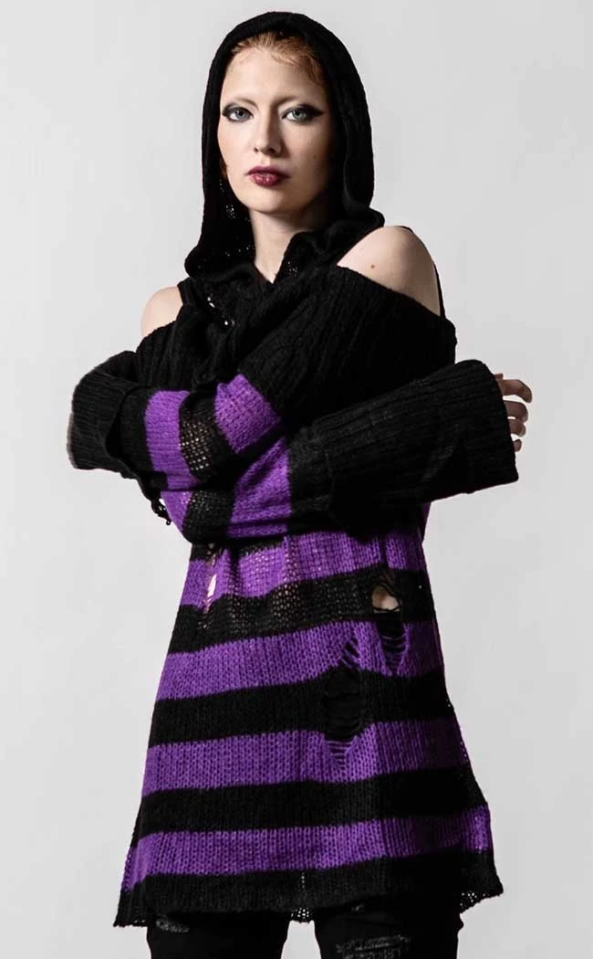 Cheap π― Killstar Salvia Hooded Knit Sweater π₯° 1 Cheap π― Killstar Salvia Hooded Knit Sweater π₯°