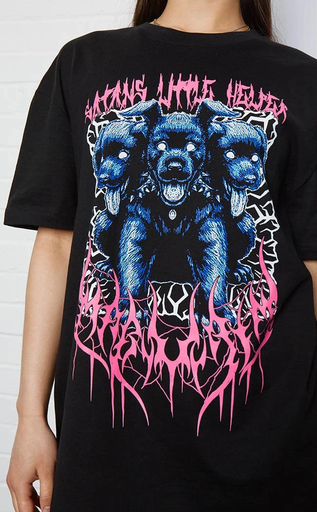 Outlet ⭐ Mary Wyatt Satan's Little Helper Oversized Tee ✔️ 2 Outlet ⭐ Mary Wyatt Satan's Little Helper Oversized Tee ✔️ - Image 2