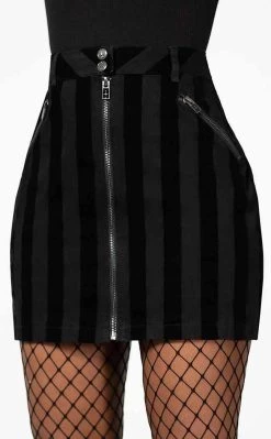 Gothic-clothing Shop -Gothic-clothing Shop Scallywag Mini Skirt Killstar 2 650x