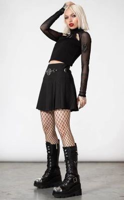 Gothic-clothing Shop -Gothic-clothing Shop Scary Pleated Skirt Killstar 2 650x
