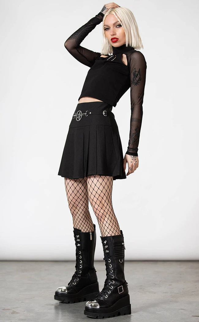 Deals π Killstar Scary Pleated π Skirt π 2 Deals π Killstar Scary Pleated π Skirt π - Image 2