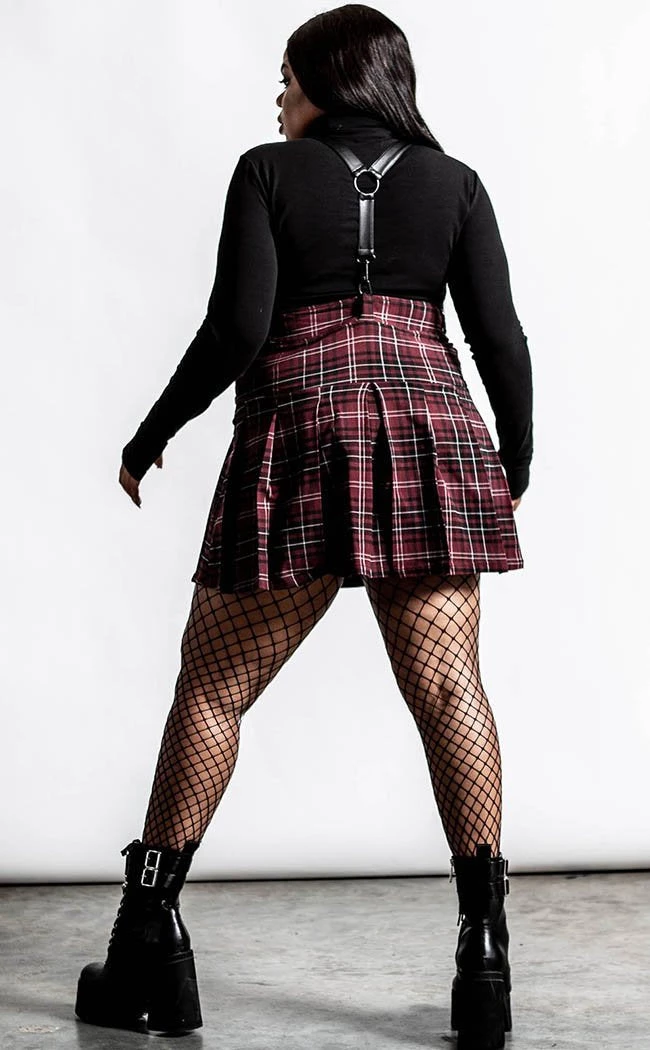 Hot Sale βοΈ Killstar Shadows Suspender Mini π Skirt | Blood Tartan π 5 Hot Sale βοΈ Killstar Shadows Suspender Mini π Skirt | Blood Tartan π - Image 5
