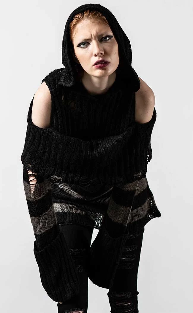 Top 10 π Killstar Shallow Grave Hooded Knit Sweater π€© 2 Top 10 π Killstar Shallow Grave Hooded Knit Sweater π€© - Image 2