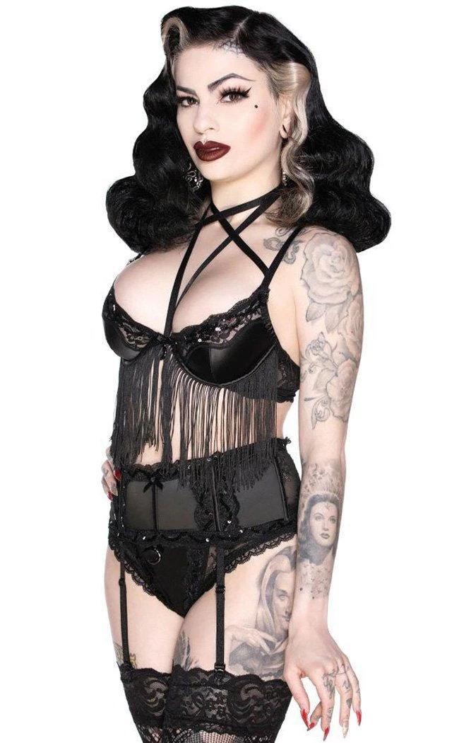 Buy β Killstar She's Poison Bra | Black π 2 Buy β Killstar She's Poison Bra | Black π - Image 2
