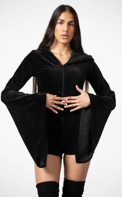 New π Killstar Spirit Of Slumber Hooded Playsuit β