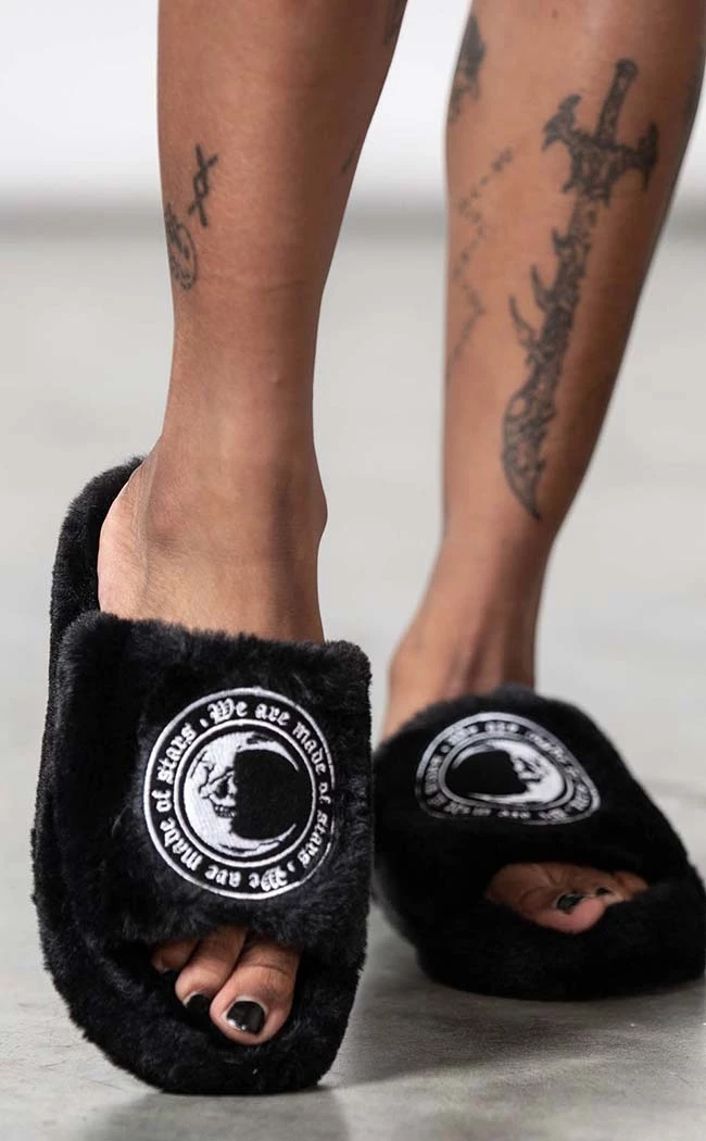 Best deal ✔️ Killstar Starchild Fur Slippers ⌛ 1 Best deal ✔️ Killstar Starchild Fur Slippers ⌛
