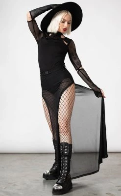 Outlet π€© Killstar Synthia Maxi π Skirt π₯ 8 Outlet π€© Killstar Synthia Maxi π Skirt π₯ -Gothic-clothing Shop Synthia Maxi Skirt Killstar 3 650x