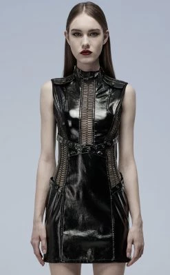 Brand new π Punk Rave Vertebrae Faux Leather π Dress β€οΈ 10 Brand new π Punk Rave Vertebrae Faux Leather π Dress β€οΈ -Gothic-clothing Shop Vertebrae Faux Leather Dress Punk Rave 3 650x