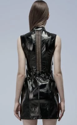 Brand new π Punk Rave Vertebrae Faux Leather π Dress β€οΈ 12 Brand new π Punk Rave Vertebrae Faux Leather π Dress β€οΈ -Gothic-clothing Shop Vertebrae Faux Leather Dress Punk Rave 5 650x