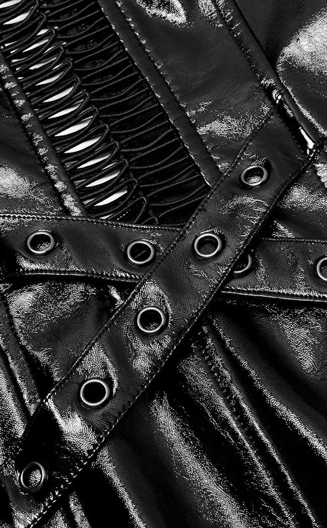Brand new π Punk Rave Vertebrae Faux Leather π Dress β€οΈ 6 Brand new π Punk Rave Vertebrae Faux Leather π Dress β€οΈ - Image 6
