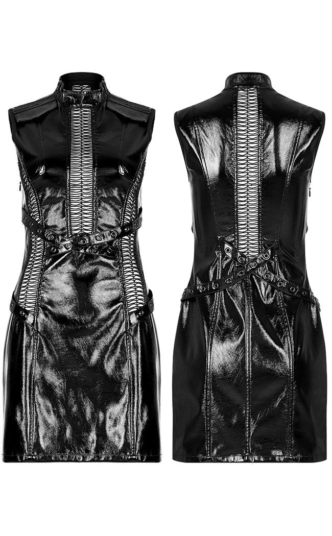 Brand new π Punk Rave Vertebrae Faux Leather π Dress β€οΈ 8 Brand new π Punk Rave Vertebrae Faux Leather π Dress β€οΈ - Image 8